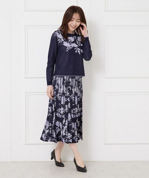 CORDIER / コルディア ロング・マキシ丈スカート | 【入卒セレモニー／おでかけ／セットアップ】フラワージャカードスカート | 詳細15