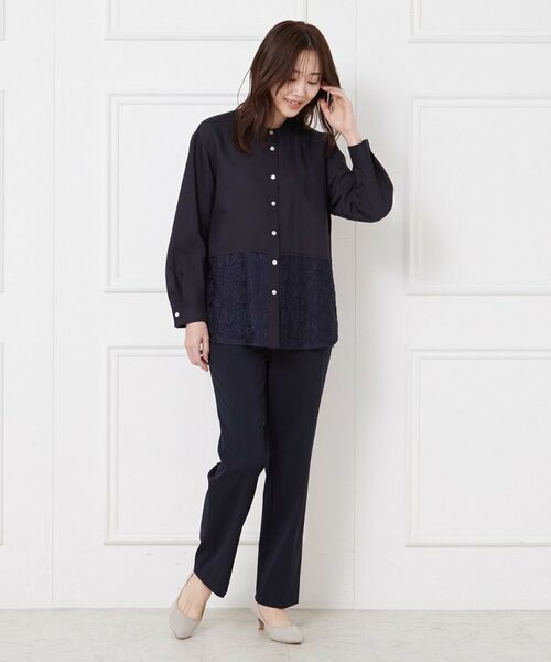CORDIER / コルディア シャツ・ブラウス | 【入卒セレモニー／おでかけ】フラワーモチーフ刺繍ブラウス | 詳細13