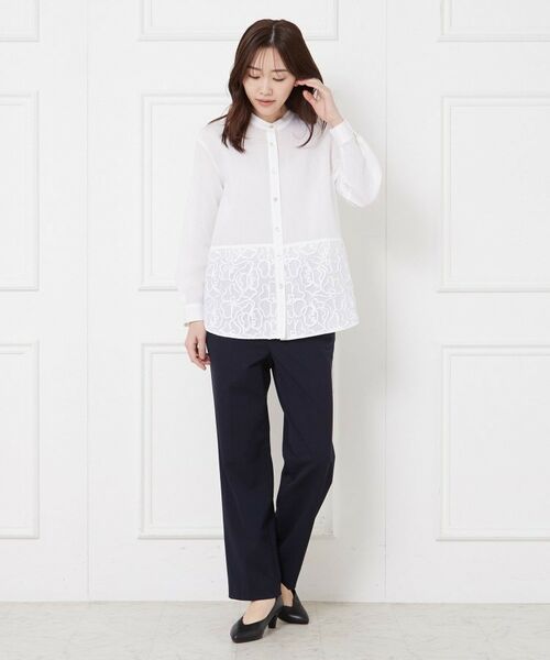 CORDIER / コルディア シャツ・ブラウス | 【入卒セレモニー／おでかけ】フラワーモチーフ刺繍ブラウス | 詳細8