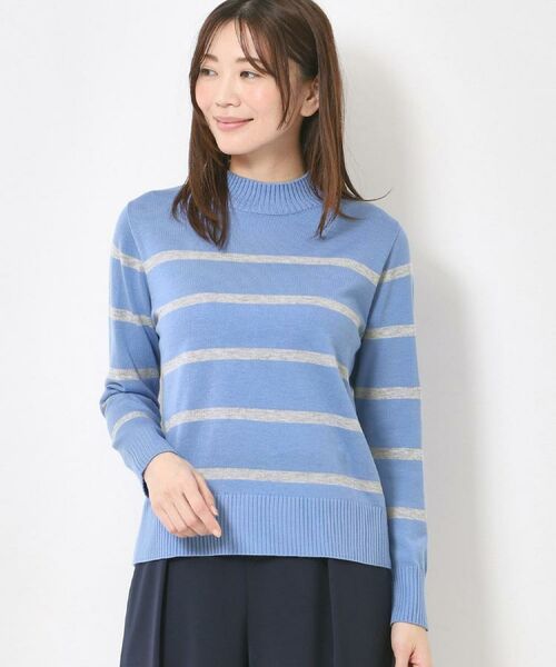 CORDIER / コルディア ニット・セーター | ノイエニットプルオーバー（サックスブルー(090)）