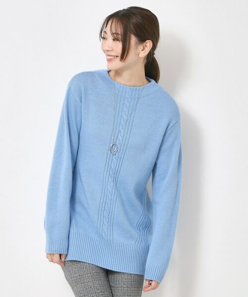 CORDIER / コルディア ニット・セーター | ノイエミドル クリアカラーチュニックニット | 詳細11