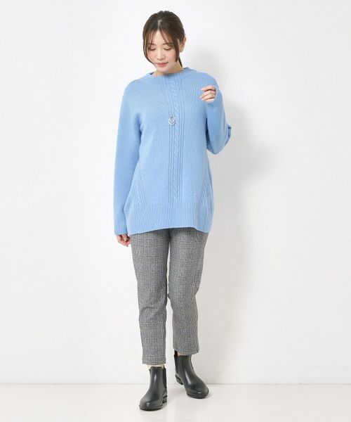 CORDIER / コルディア ニット・セーター | ノイエミドル クリアカラーチュニックニット | 詳細12