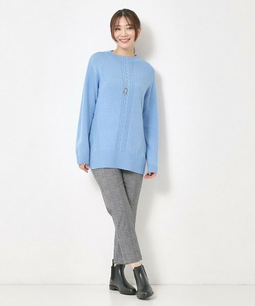 CORDIER / コルディア ニット・セーター | ノイエミドル クリアカラーチュニックニット | 詳細13