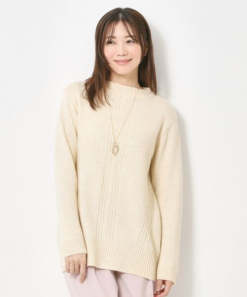 CORDIER / コルディア ニット・セーター | ノイエミドル クリアカラーチュニックニット | 詳細15