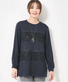 CORDIER / コルディア チュニック | レーステープデザインチュニックプルオーバー