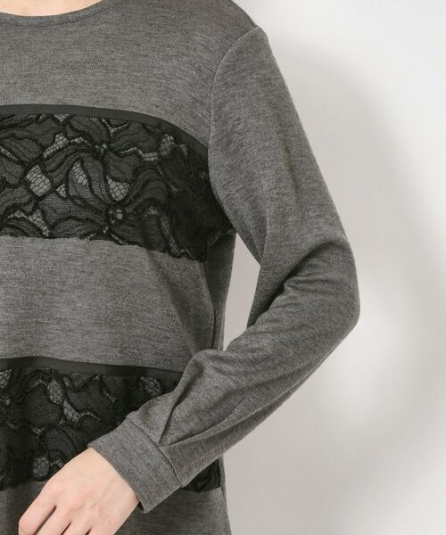 CORDIER / コルディア チュニック | レーステープデザインチュニックプルオーバー | 詳細5