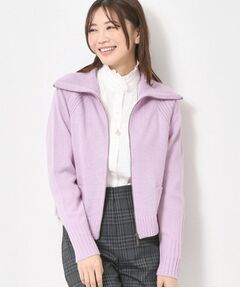CORDIER / コルディア カーディガン・ボレロ | 【M～4Lサイズ／セットアップ可】ソフト5ジップアップカーディガン