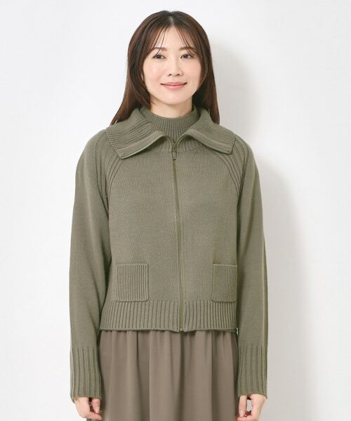 CORDIER / コルディア カーディガン・ボレロ | 【M～4Lサイズ／セットアップ可】ソフト5ジップアップカーディガン | 詳細1