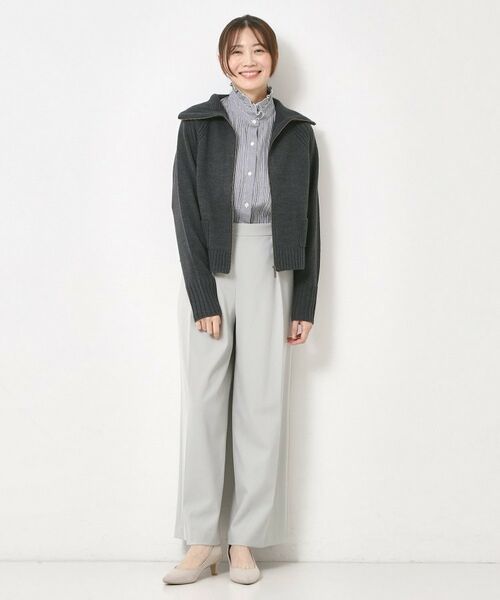 CORDIER / コルディア カーディガン・ボレロ | 【M～4Lサイズ／セットアップ可】ソフト5ジップアップカーディガン | 詳細13