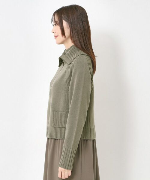 CORDIER / コルディア カーディガン・ボレロ | 【M～4Lサイズ／セットアップ可】ソフト5ジップアップカーディガン | 詳細2