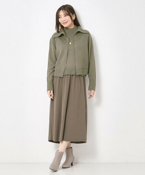 CORDIER / コルディア カーディガン・ボレロ | 【M～4Lサイズ／セットアップ可】ソフト5ジップアップカーディガン | 詳細21