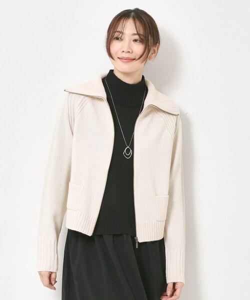 CORDIER / コルディア カーディガン・ボレロ | 【M～4Lサイズ／セットアップ可】ソフト5ジップアップカーディガン | 詳細8