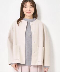 CORDIER / コルディア ノーカラージャケット | 【M～3Lサイズ】エアニー ノーカラージャケット