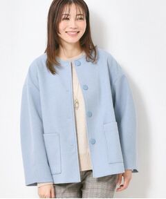 CORDIER / コルディア ノーカラージャケット | 【M～3Lサイズ】エアニー ノーカラージャケット