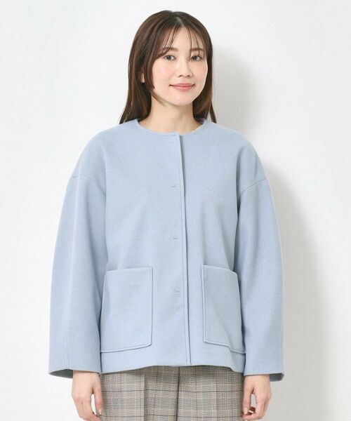 CORDIER / コルディア ノーカラージャケット | 【M～3Lサイズ】エアニー ノーカラージャケット | 詳細1