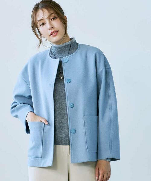 CORDIER / コルディア ノーカラージャケット | 【M～3Lサイズ】エアニー ノーカラージャケット | 詳細21