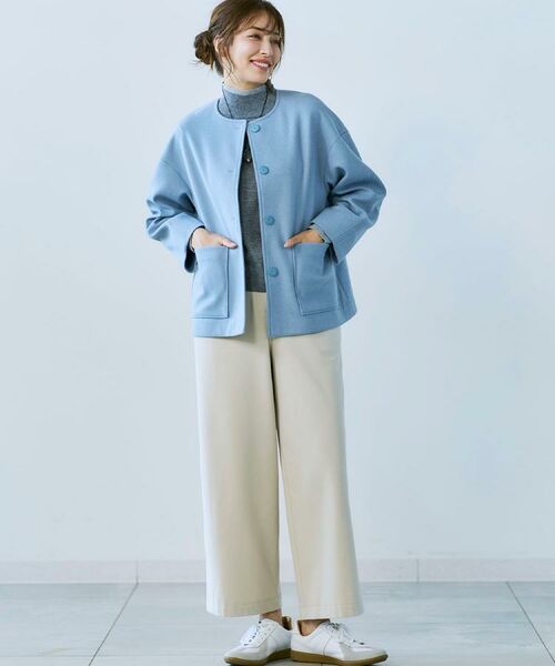 CORDIER / コルディア ノーカラージャケット | 【M～3Lサイズ】エアニー ノーカラージャケット | 詳細23