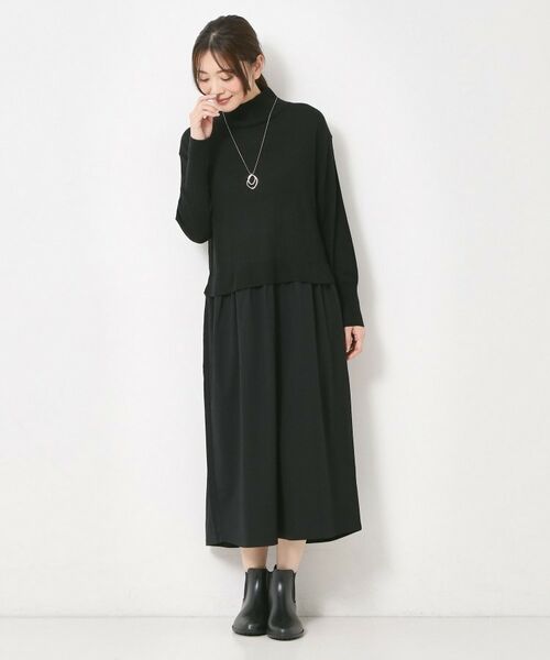 CORDIER / コルディア ロング・マキシ丈ワンピース | 【セットアップ可】ソフト5ワンピース | 詳細14