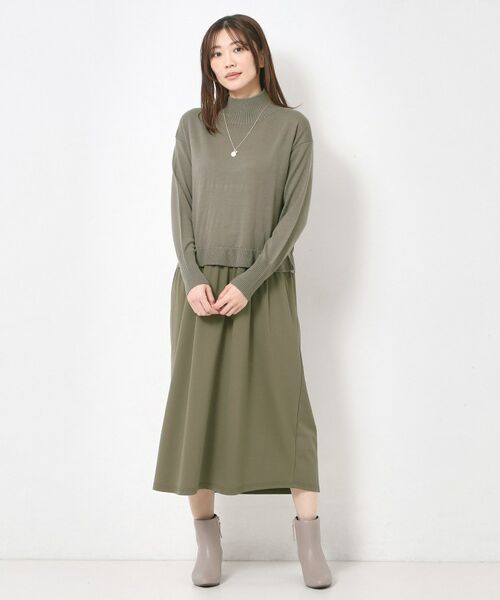 CORDIER / コルディア ロング・マキシ丈ワンピース | 【セットアップ可】ソフト5ワンピース | 詳細17