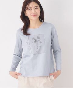 CORDIER / コルディア カットソー | 【M～4Lサイズ】フラワーフォトTシャツ