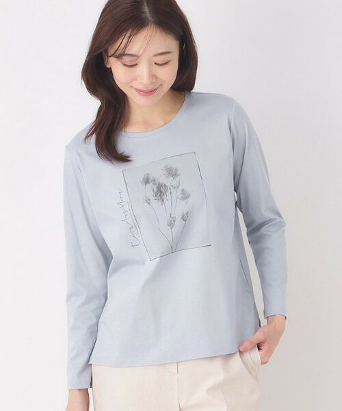 CORDIER / コルディア カットソー | 【M～4Lサイズ】フラワーフォトTシャツ | 詳細11