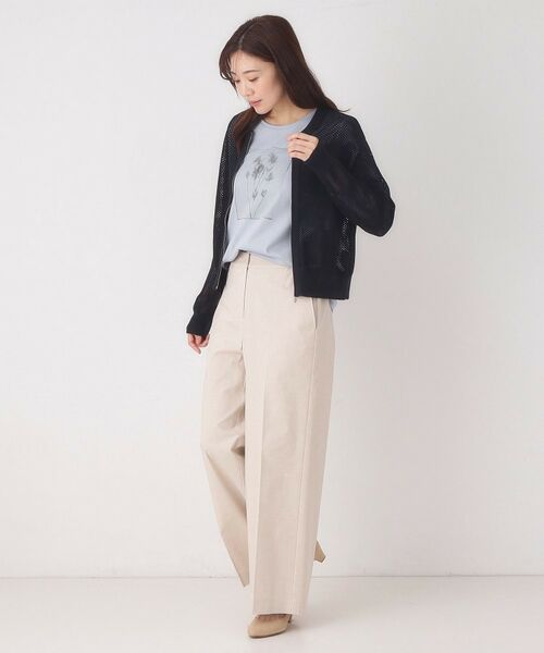 CORDIER / コルディア カットソー | 【M～4Lサイズ】フラワーフォトTシャツ | 詳細13