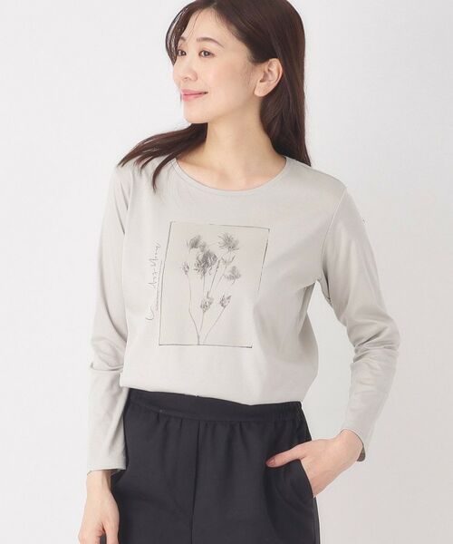 CORDIER / コルディア カットソー | 【M～4Lサイズ】フラワーフォトTシャツ | 詳細15