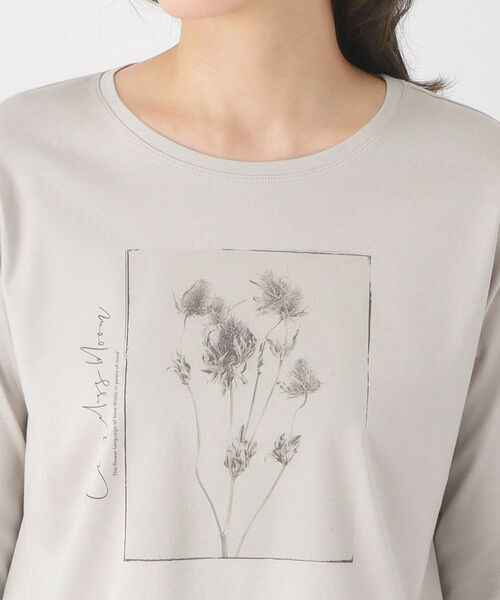 CORDIER / コルディア カットソー | 【M～4Lサイズ】フラワーフォトTシャツ | 詳細4