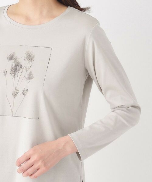 CORDIER / コルディア カットソー | 【M～4Lサイズ】フラワーフォトTシャツ | 詳細5