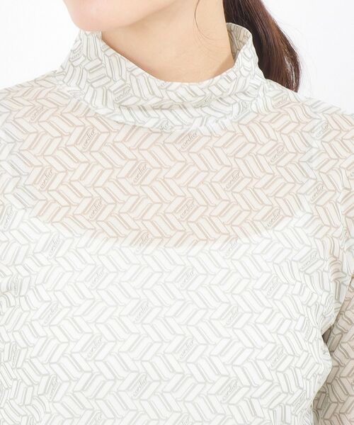 CORDIER / コルディア カットソー | 【M～4Lサイズ】チュールハイネックプルオーバー | 詳細4