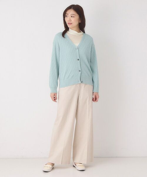 CORDIER / コルディア カットソー | 【M～4Lサイズ】チュールハイネックプルオーバー | 詳細8