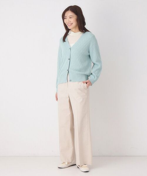 CORDIER / コルディア カットソー | 【M～4Lサイズ】チュールハイネックプルオーバー | 詳細9