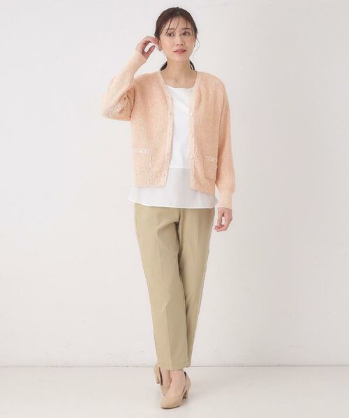 CORDIER / コルディア キャミソール・チューブトップ | 【M～4Lサイズ】レイヤードスタイルはお任せ／布帛切り替えタンクトップ | 詳細19