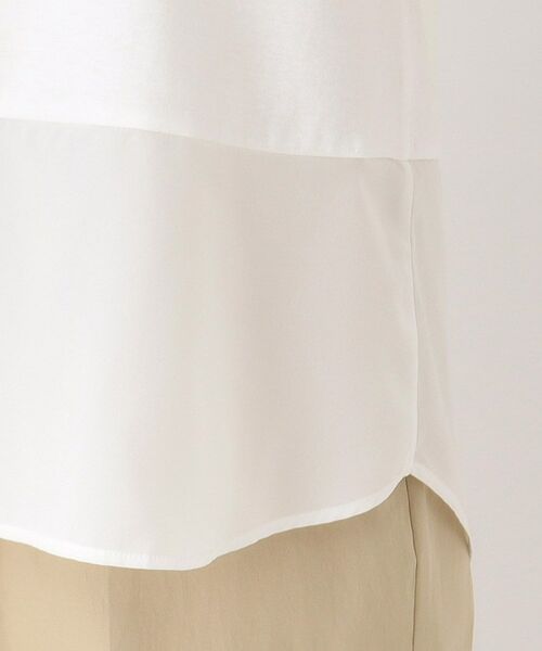 CORDIER / コルディア キャミソール・チューブトップ | 【M～4Lサイズ】レイヤードスタイルはお任せ／布帛切り替えタンクトップ | 詳細6