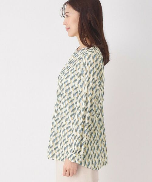 CORDIER / コルディア チュニック | 【M～4Lサイズ】幾何プリントジャージチュニック | 詳細2