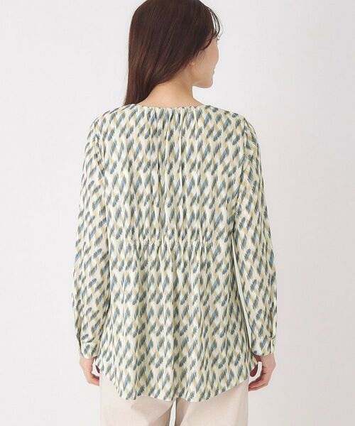 CORDIER / コルディア チュニック | 【M～4Lサイズ】幾何プリントジャージチュニック | 詳細3