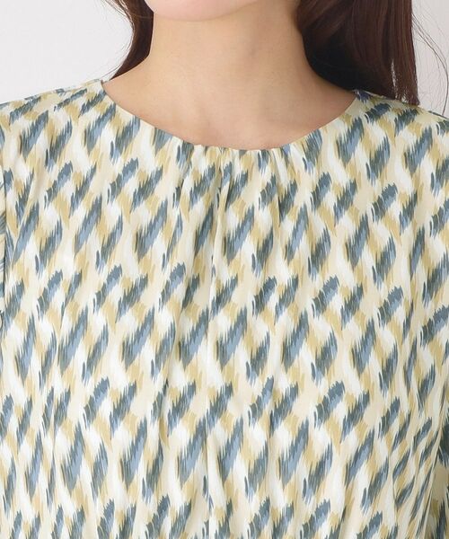 CORDIER / コルディア チュニック | 【M～4Lサイズ】幾何プリントジャージチュニック | 詳細4
