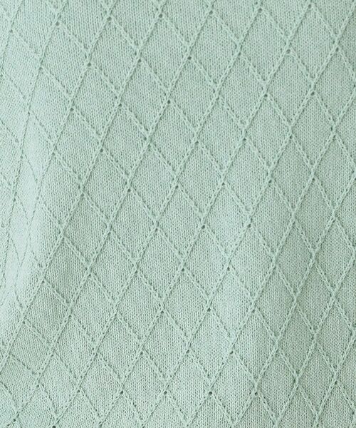 CORDIER / コルディア ニット・セーター | 【M～3Lサイズ】ダイヤ柄ボーダープルオーバーニット | 詳細10