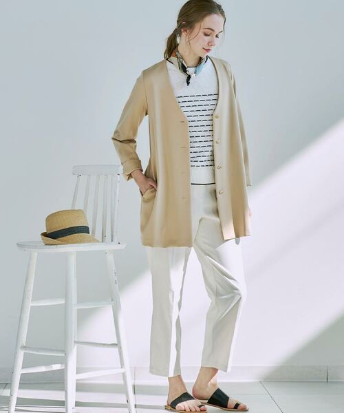 CORDIER / コルディア ニット・セーター | 【M～3Lサイズ】ダイヤ柄ボーダープルオーバーニット | 詳細25