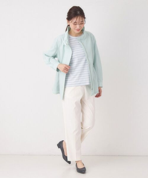 CORDIER / コルディア カットソー | 【M～4Lサイズ】滑らか素材ベーシックボーダープルオーバー | 詳細13