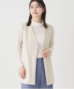 CORDIER / コルディア ベスト | 大人の上品レイヤードスタイル ジャージジレ