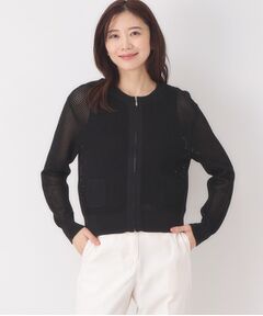 CORDIER / コルディア カーディガン・ボレロ | コンパクトニットブルゾン
