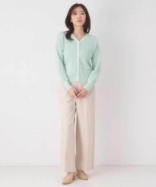 CORDIER / コルディア カーディガン・ボレロ | ファンシーVネックカーディガン | 詳細10