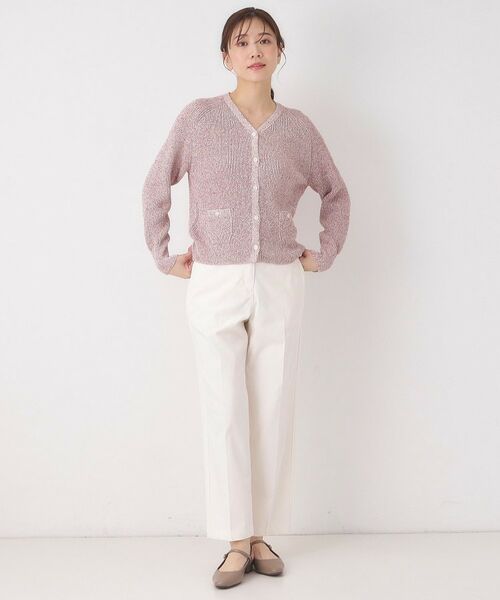 CORDIER / コルディア カーディガン・ボレロ | ファンシーVネックカーディガン | 詳細13
