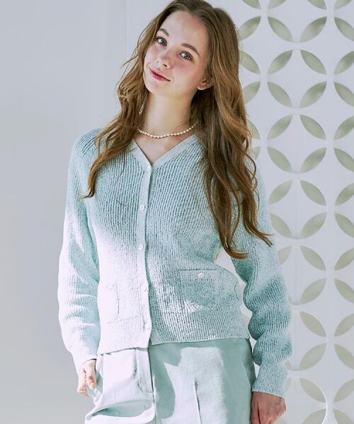 CORDIER / コルディア カーディガン・ボレロ | 【洗える】ファンシーVネックカーディガン | 詳細20