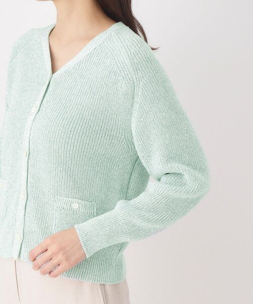 CORDIER / コルディア カーディガン・ボレロ | ファンシーVネックカーディガン | 詳細5