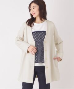 CORDIER / コルディア カーディガン・ボレロ | 【M～3Lサイズ】Vネックジャージコーディガン