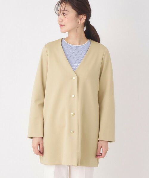 CORDIER / コルディア カーディガン・ボレロ | 【M～3Lサイズ】Vネックジャージコーディガン | 詳細1