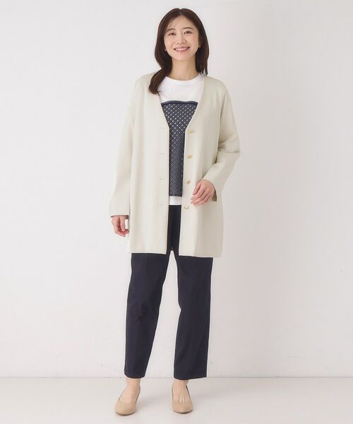 CORDIER / コルディア カーディガン・ボレロ | 【M～3Lサイズ】Vネックジャージコーディガン | 詳細10