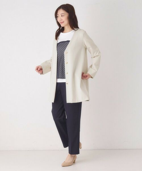 CORDIER / コルディア カーディガン・ボレロ | 【M～3Lサイズ】Vネックジャージコーディガン | 詳細11